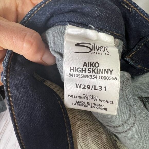 Silver Jeans Co Aiko High Skinny 29x 31 - Picture 11 of 12